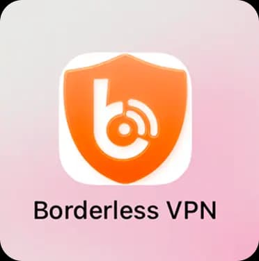 Borderless VPN app icon on the Android home screen